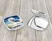 Blue Heron Under The Moonlight Compact Mirror Decorative Travel Makeup Mirror For Women Girls Gifts Pocket Makeup Mirror Folding Handheld_maomaolike.com