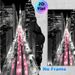 Urban Night Cityscape Painting Poster, Monochrome With Vivid Pink Light Trails Poster, Dynamic Downtown Night Scene With Skyscrapers, Brings Modern_maomaolike.com