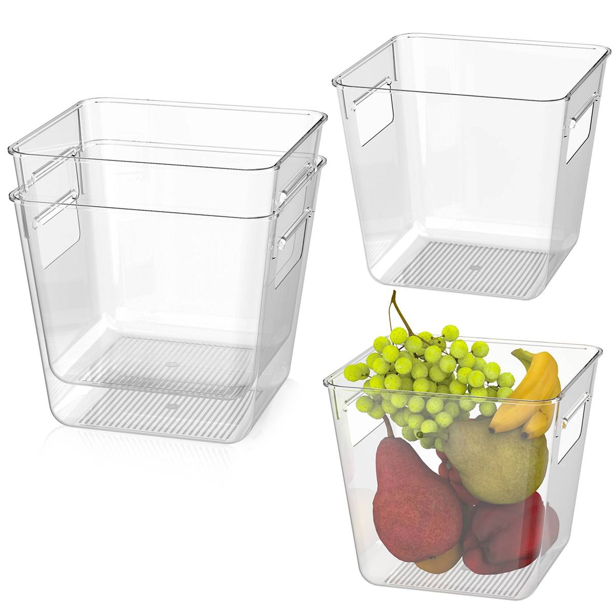 Organizador Nevera Y Cocina - Caja De Almacenamiento Ajustable Para Frigorífico, Cajones Y Armarios - Ahorra Espacio Y Ordena Alimentos_maomaolike.com