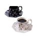 Exquisite Flower Love Coffee Cup Plate Ceramic Teapot Gift Box Set_maomaolike.com