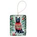 Schipperke Christmas Porcelain Ornament Christmas Tree Hanging Decorations For Home Christmas Holiday, Rectangle, Gift, Multicolor_maomaolike.com
