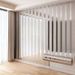 3D Self-Adhesive Wood Grain Embossed Grid Sticker For Living Room TV Background Decoration Waterproof Moisture-Proof_maomaolike.com