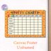 Potty Chart Painting Poster, Vibrant Colorful Dotted Cheerful Design Poster, Practical Tool To Track Potty Training Progress, Ideal For Bathroom_maomaolike.com