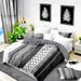 3 Piece Soft All-Season Washed Microfiber And Viscose Comforter Set,Queen/King/Calking Bedding Set With Bedspread & Pillowcases, Print, Flowerd, Moisture-Wicking,Soft, Cooling, Breathable, Easy Care_maomaolike.com