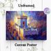Ancient Temple Painting Poster, Vibrant Impressionist-style Poster, Luminous Historic Temple With Rich Warm Color Tones, Elegant Decorative Piece For_maomaolike.com