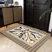 Living Room Rug Large Size Gorgeous Gold Frame Design Bedroom Rug Plush Thickened Machine Washable Thickened Underlay Interior Decorative Rug_maomaolike.com