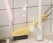 Swan Crevice Countertops, Bathroom, Toilet, Floor, Small For Toilet Tiles, No Dead Corners, Pointed Bristles Cleaning_maomaolike.com