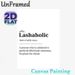 Lashaholic Themed Painting Poster, Minimalist Black & White Typographic Poster, Humorous Lash Lover Definition Design, Ideal For Beauty Salon, Bedroom_maomaolike.com
