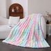 Thickened Warm Ins Style Autumn And Winter Bubble Velvet Large Rabbit Fur Tie Dyed Plush Sofa Cover Blanket_maomaolike.com