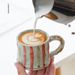 Japanese Style Coarse Pottery Ins Style Coffee Cup, High Aesthetic Handmade Ceramic Cup_maomaolike.com
