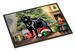 Pug Cozy Christmas Doormat Front Door Mat Indoor Outdoor Rugs For Entryway, Non Slip Washable Low Pile, 24H X 36W_maomaolike.com