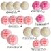 18Pcs Warm Tone Tissue Paper Pom Poms, Hanging Ornaments For Wedding, Birthday, Graduation, Perfect Party Decor & Gifts._maomaolike.com