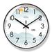 Yipula 8236 Nordic Simple Wall Marble Texture Living Room Silent Sweep Second Quartz Clock_maomaolike.com