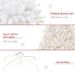 6 Ft Tall Prelit Christmas Tree Douglas Fir Artificial Christmas Tree With Realistic Branches, 250 Warm White LED Lights And 1000 Tips, White_maomaolike.com