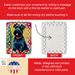 Kerry Blue Terrier Christmas Porcelain Ornament Christmas Tree Hanging Decorations For Home Christmas Holiday, Rectangle, Gift, Multicolor_maomaolike.com