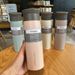 TYESO Simple Frosted Thermos Tea Portable Stainless Steel Insulated Water Bottle Travel Car Drink Vacuum Cup 350/500ML_maomaolike.com
