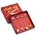 4pcs /Pack Christmas Gift Spoon Cartoon Fruit Fork Dessert Coffee Scoop_maomaolike.com