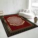 Living Room Rug Large-sized Rug With Geometric Pattern Bedroom Rug Plush Thickened Machine Washable Thickened Rug Bedside Rug Interior Decorative Rug_maomaolike.com