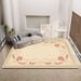 Living Room Rug,Large Rug,Oversized, Gold Leaves Design,Bedroom Rug,Soft And Thick, Machine Washable, Thickened Rug, Bedside Rug,Decorative Indoor Rug_maomaolike.com