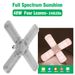 Folding Fan Blade LED Full Spectrum Plant Growth Lamp Succulent Coloring Flowers And Vegetables Greenhouse Seedling Fill Light_maomaolike.com