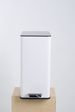 SSTC102-15L-W, Stainless Steel Kitchen Trash Can, 15L, White_maomaolike.com