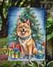 Finnish Spitz Christmas Reindeer Garden Flag Mailbox Flag Decorative Yard Flag Banner Outside Patio Artwork Yard Flower Beds, Garden Size, Multicolor_maomaolike.com
