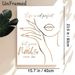 Nail Quote Painting Poster, Gilded Minimalist Line Art Poster, Stylish Nail-themed Inspirational Decor Ideal For Beauty Salons, Bedrooms_maomaolike.com
