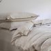 Wholesale INS Japanese Simple Linen Jacquard Pure Four-Piece Minimalist Style Dense Overlock Edge Full Washed Cotton 4-Piece Set_maomaolike.com