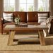 Coffee Table, Farmhouse 2-tier Center Table With Storage_maomaolike.com