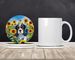 Cavalier Spaniel In Sunflowers Large Sandstone Coasters Pack Of 4 Absorbent Round Coasters Decor Gifts For Men Or Women, 4 In, Multicolor_maomaolike.com