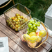 Outdoor Picnic Large Transparent Handheld Multifunctional Bath Desktop Snack Dried Fruit Storage Basket_maomaolike.com