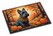 Scottish Terrier Fall Doormat Front Door Mat Indoor Outdoor Rugs For Entryway, Non Slip Washable Low Pile, 24H X 36W_maomaolike.com
