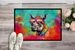 Hippie Animal Rhinoceros Doormat Front Door Mat Indoor Outdoor Rugs For Entryway, Non Slip Washable Low Pile, 24H X 36W_maomaolike.com