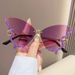 Unisex Fashion Round Diamond Studded Sunglasses Sun Protection Sunglasses Outdoor Rhinestone Glasses_maomaolike.com
