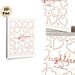 18th Birthday Themed Painting Poster, Rose Gold Lace Heart Style Poster, Blank Heart Frames For Writing Warm Messages, Suitable For Birthday Party_maomaolike.com