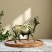 Buffalo Alloy Zodiac Small Powerful Prosperity Home Store Desktop Ornament Old Yellow Ox_maomaolike.com