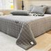 Thickened Milk Velvet Quilted Sheet Coral Fleece Bed Cover Single Piece Flannel Mat Winter Warm Non-Slip Three-Piece Set_maomaolike.com