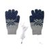 Heating Gloves Electric heating gloves 5-finger knitted jacquard touch screen thickened with fleece USB warm gloves for outdoor warmth_maomaolike.com