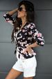 Women's Clothing fashion printed one button small suit _maomaolike.com