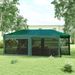 Outsunny 10' X 20' Party Tent, Outdoor Wedding Canopy & Gazebo With 6 Removable Sidewalls, Shade Shelter For Events, BBQs, Green_maomaolike.com
