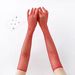 Hot diamond mesh adult gloves five finger colorful breathable fashion flash diamond mesh disco ladies clothing accessories gloves_maomaolike.com