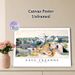 Rooftops Themed Painting Poster, Soft-hued Impressionist Village Rooftops Scene Poster, Timeless Classic Art Print Suitable For Living Room, Study And_maomaolike.com