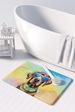 Chocolate Labrador Hippie Dawg Memory Foam Kitchen Mat Machine Washable Anti-Fatigue Mat Cushion Comfort Bath Mat Or Kitchen Rug_maomaolike.com