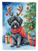 Puli Christmas Reindeer Garden Flag Mailbox Flag Decorative Yard Flag Banner Outside Patio Artwork Yard Flower Beds, Garden Size, Multicolor_maomaolike.com