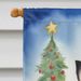 Black And Tan Chihuahua Christmas Reindeer House Flag Large Porch Sleeve Pole Decorative Outside Yard Banner Artwork Wall Hanging, Polyester, House Size, Multicolor_maomaolike.com