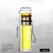 500mlGlass Double Layer Glass Tea Anti Scalding Portable Handle Leak Proof Travel Cup WaterproofTeapot Easy To Clean_maomaolike.com