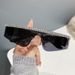 Unisex Fashion Round Diamond Studded Sunglasses Sun Protection Sunglasses Outdoor Rhinestone Glasses_maomaolike.com