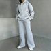 Women's Clothing Fashion V-neck Sexy Wide-leg Pants Solid Color High-neck Sleeveless Waist Jumpsuit_maomaolike.com