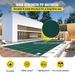 VEVOR Pool Safety Cover, Inground Pool Cover Fit For PP Material, Rectangle Inground Safety Pool Cover Green, Mesh Solid Pool Safety Cover For Swimming Pool Winter Safety Cover (16x36 Ft)_maomaolike.com