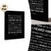 Father's Inspirational Lyric Painting Poster, Minimalist Black & White Typographic Poster, Thought-provoking Motivational Words, Ideal For Bedroom_maomaolike.com